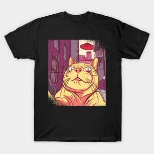 meme of a cat taking a selfie T-Shirt